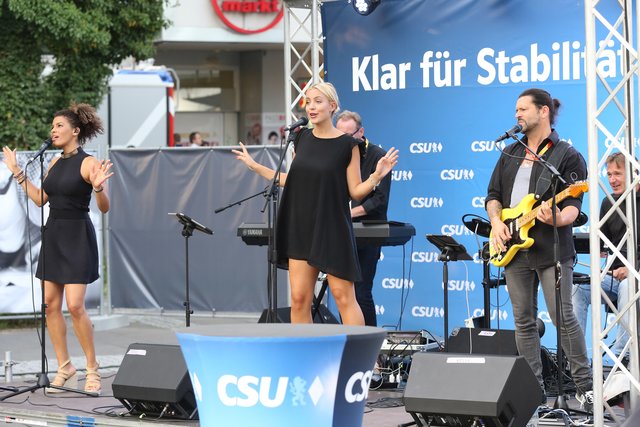 Bundestagswahlkampf 2017 / Kanzlerin Dr. Angela Merkel in Erlangen. | Foto: Kurt Fuchs