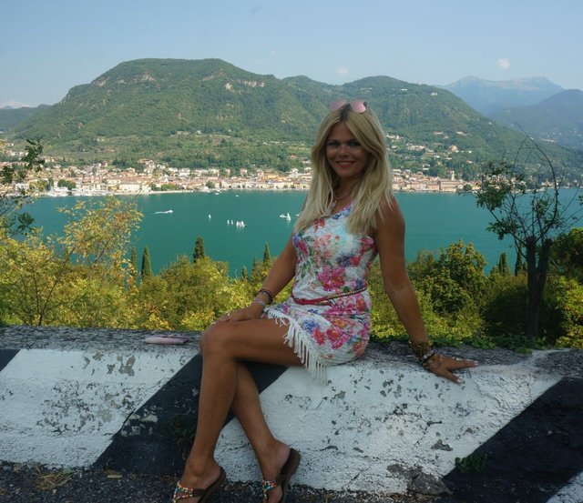 Auch am Gardasee machte Diana Herold einen Stopp. Foto: © Privat