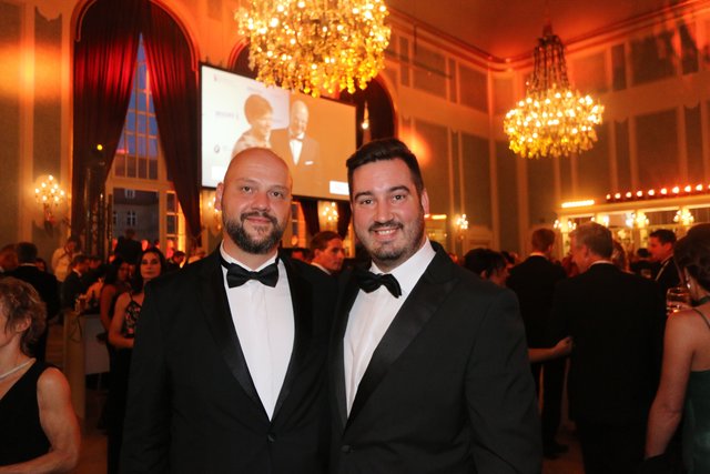 CSU-Bezirksgeschäftsführer Sven Heublein (r.) mit Lebensgefährte Tim Bruening. | Foto: Braun / Dreier / Friedrich / Maskow / Müller