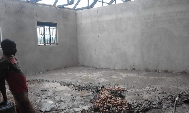 Blick ins Innere der Baustelle. Foto: Privat