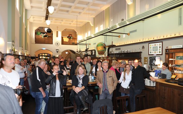Bierprobe im Brauhaus. | Foto: Udo Dreier