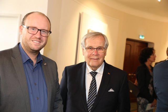 Heiko Koenicke (AFAG) mit Sohn. | Foto: Udo Dreier