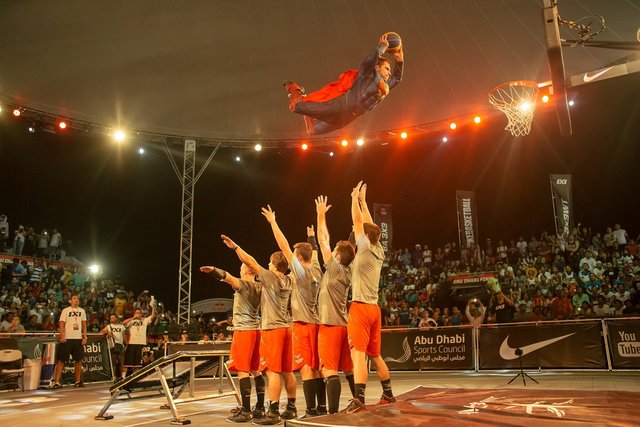 Die Freestyle Artists mit ihrer Basketball-Show. | Foto: Freestyle Artists