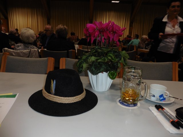 Auf der Feier vom Verschönerungsverein Röthenbach.