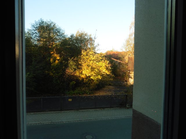 Am frühen Morgen, bei Sonnenaufgang.