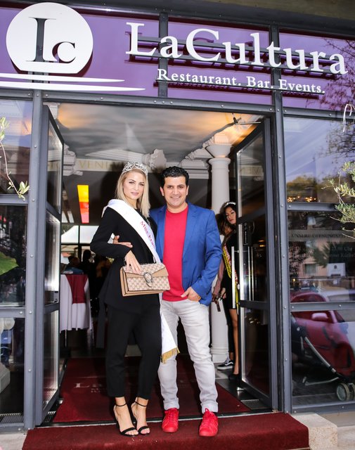 Im La Cultura fand das Casting statt: Miss Franken Classic Alicia Blut und Adelo Kadir. | Foto: Nicole Fuchsbauer
