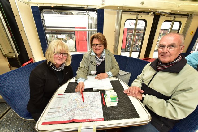 Das Treffen des Fahrgastbeirates fand in Nürnbergs Eventstraßenbahn Extratour statt. | Foto: Claus Felix