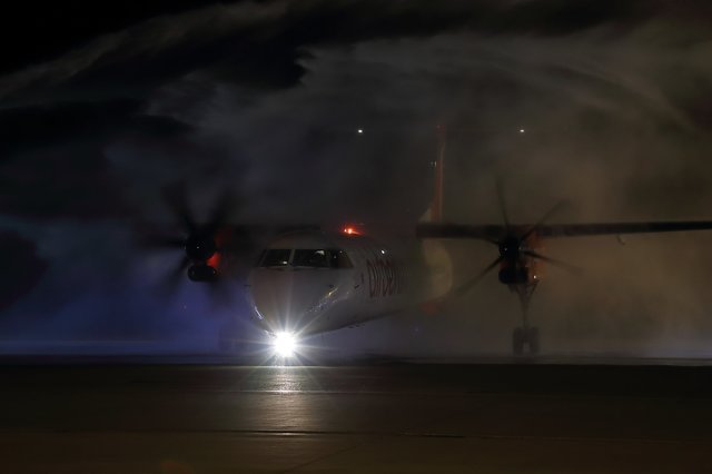 Nürnberg verabschiedet die airberlin. | Foto: Airport Nürnberg