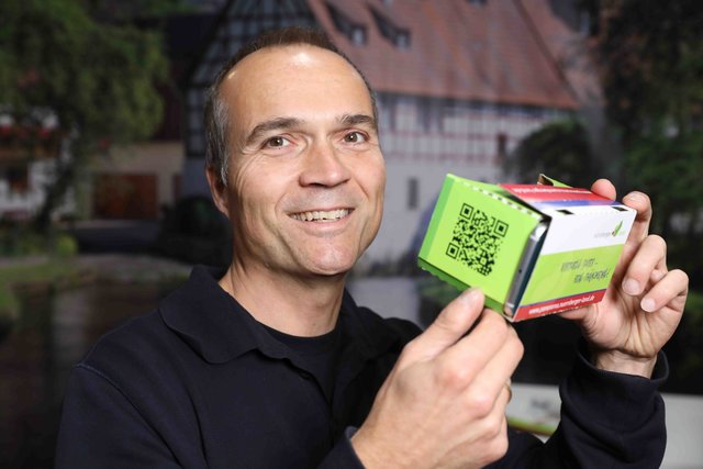 Frank Richartz mit Panoramablick ins Nürnberger Land. | Foto: Udo Dreier