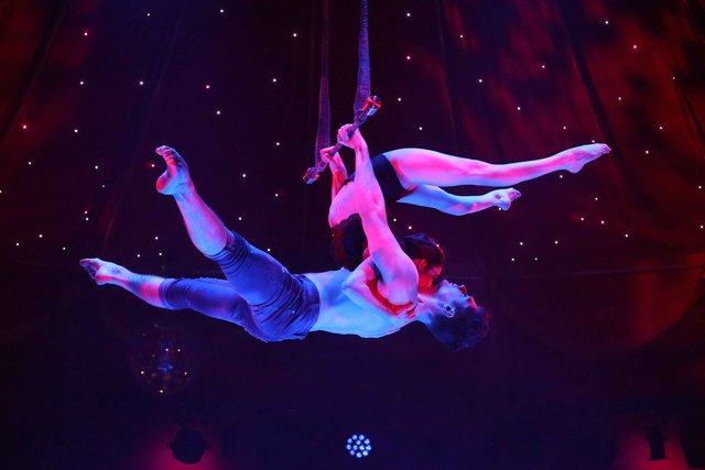 Die Gäste von MarktSpiegel & Palazzo erlebten einen temporeichen Abend voller kulinarischer und artistischer Höhepunkte. | Foto: Udo Dreier