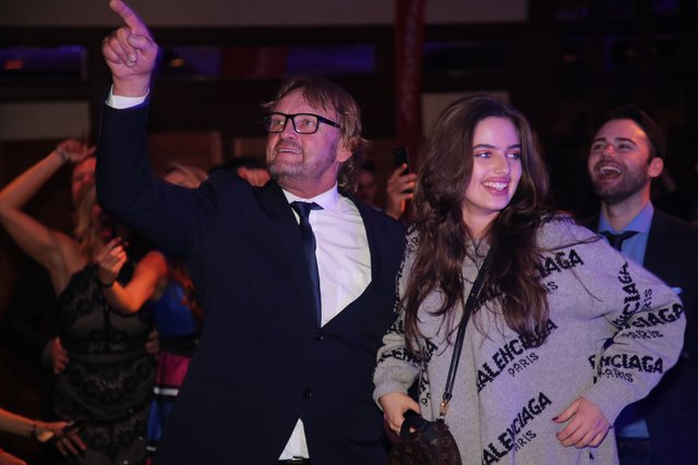 Promibodygard Peter Althof mit Tochter und Model Helena. | Foto: Jürgen Friedrich