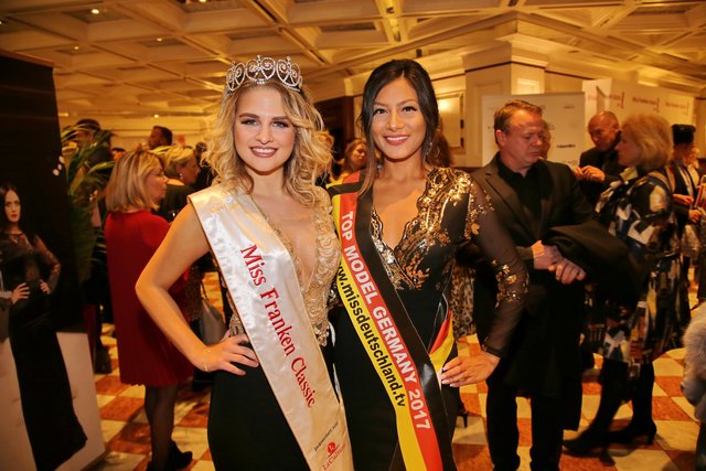 Miss Franken Classic 2017 Alicia Blut und Top Model Germany Scarlet de Mesa. | Foto: Jürgen Friedrich