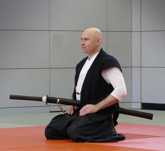 Professor Josef Linder, Iaijutsu-Lehrgang 2017