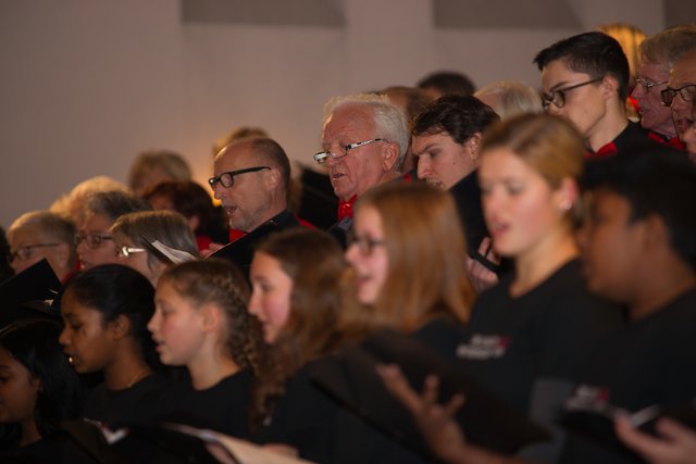 Der Solist Franz Kohl (Mitte). (Foto: privat)