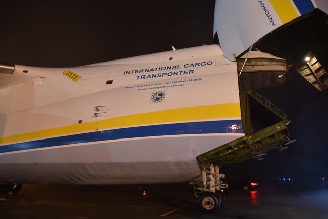 Landung der Antonov An-124 Ruslan in Nürnberg. | Foto: Airport Nürnberg