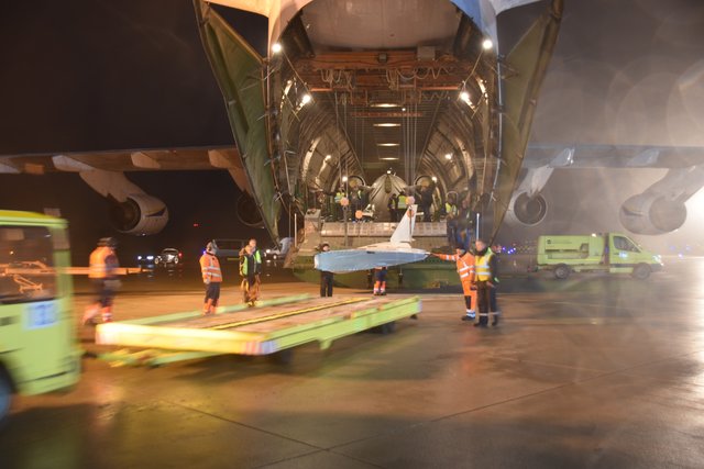 Landung der Antonov An-124 Ruslan in Nürnberg. | Foto: Airport Nürnberg