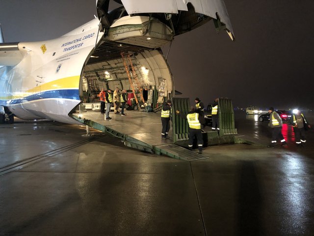 Landung der Antonov An-124 Ruslan in Nürnberg. | Foto: Airport Nürnberg