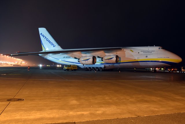 Landung der Antonov An-124 Ruslan in Nürnberg. | Foto: Airport Nürnberg