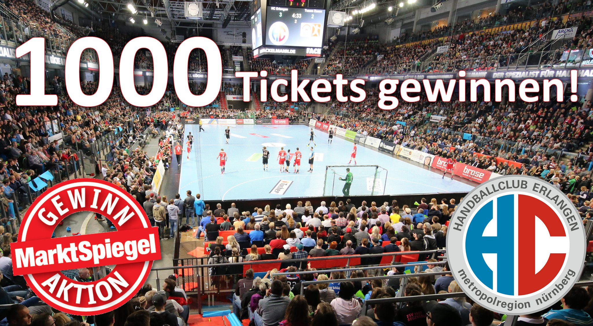 1.000 Tickets für den HC Erlangen gewinnen: Unser Weihnachtsgeschenk für alle Sportbegeisterten ...