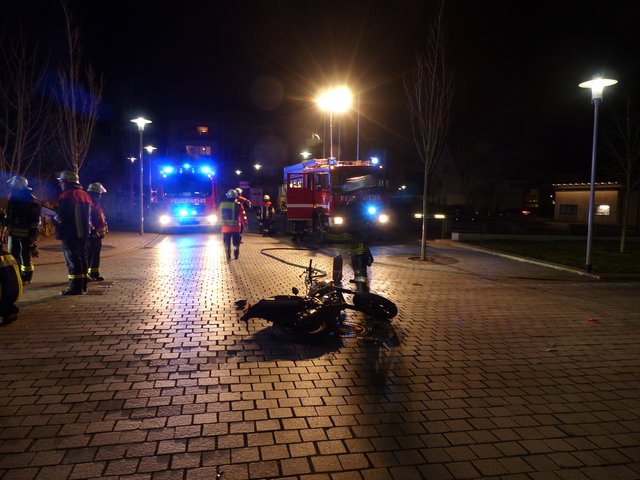 Unfall mit einem Kleinkraftrad