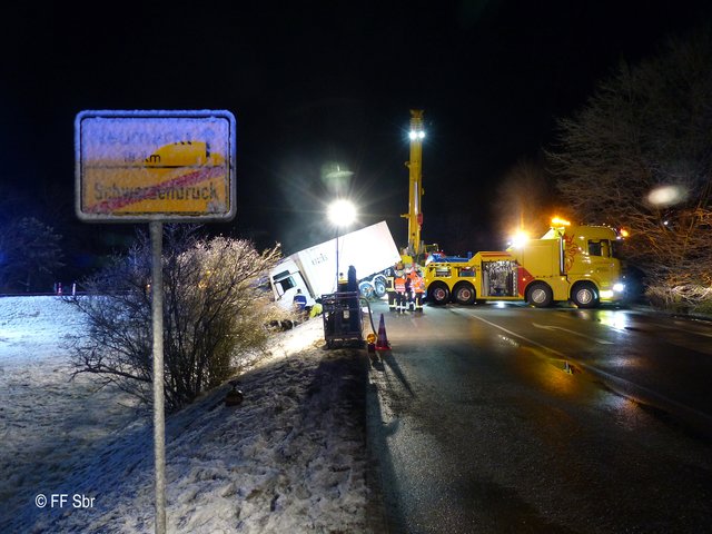 Unfall mit Lastwagen