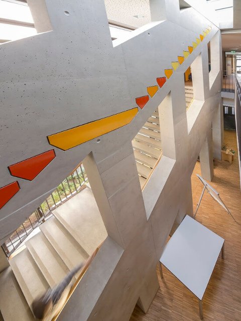 Montessori Schule Treppenhaus