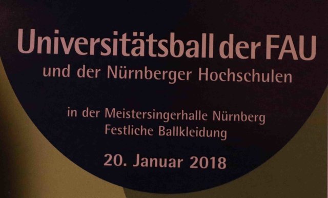Foto: Udo Dreier - 21.01.2018 - Metropolregion Nürnberg - Nürnberg - Meistersingerhalle - Universitätsball der FAU und der Nürnberger Hochschulen  | Foto: John R. Braun / Udo Dreier