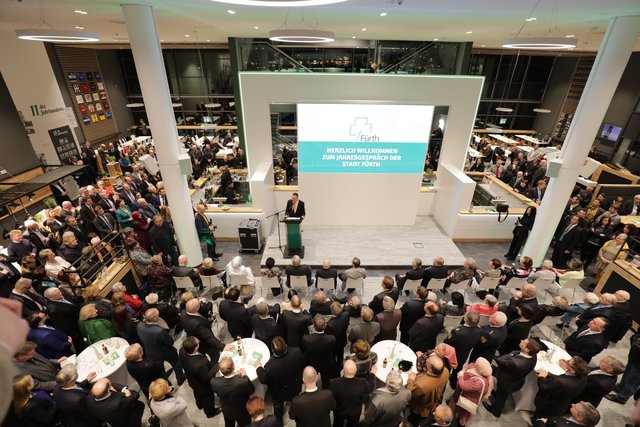Jahresgespräch 2018 der Stadt Fürth. | Foto: Udo Dreier