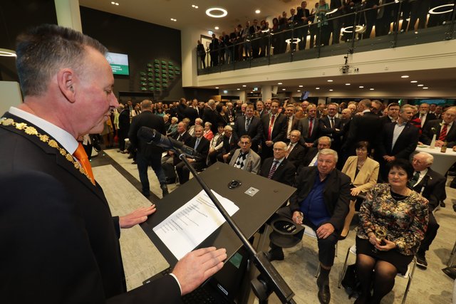 Fürths Oberbürgermeister Dr. Thomas Jung beim Jahresgespräch 2018. | Foto: Udo Dreier