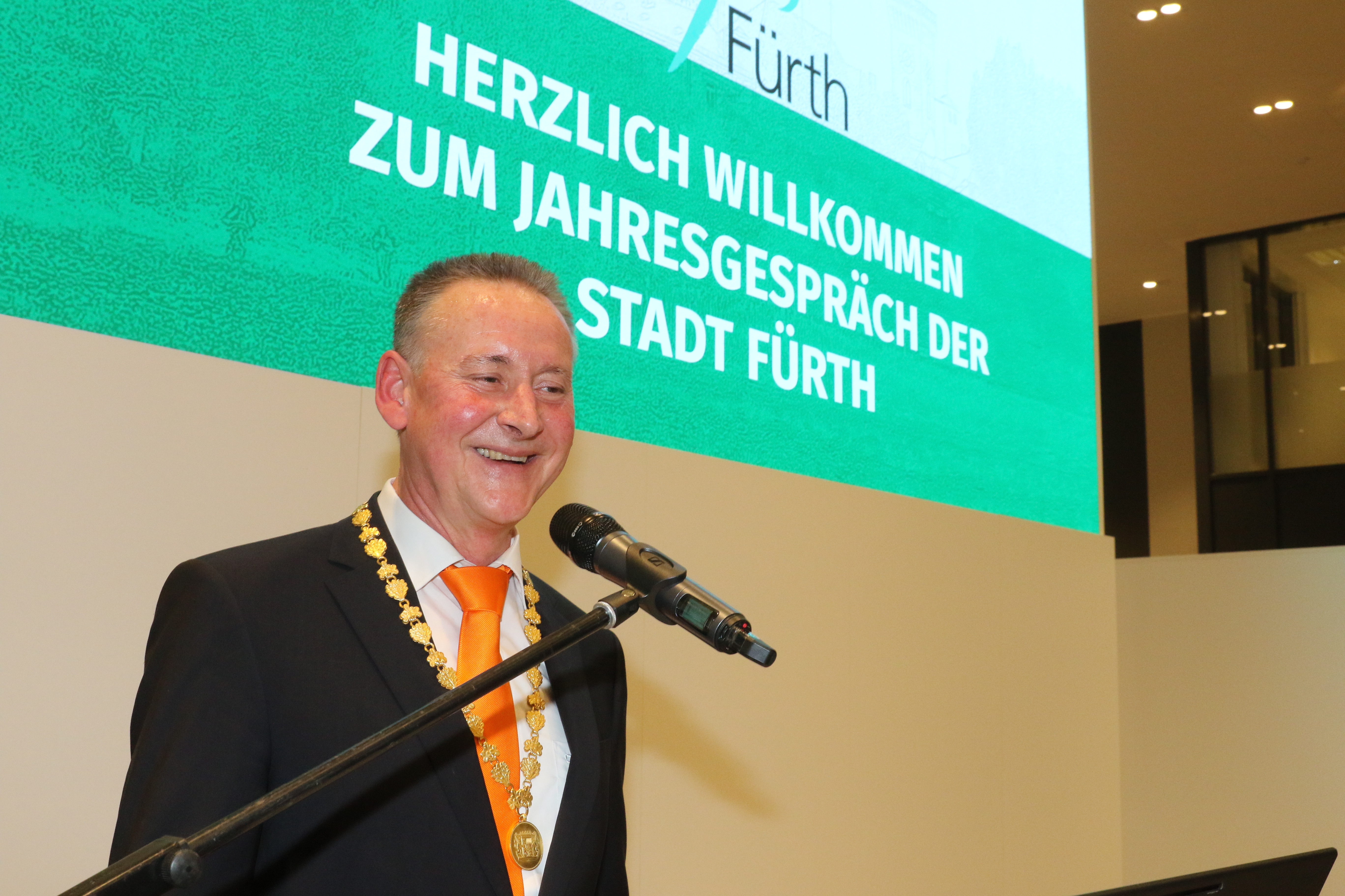 Jahresgespräch 2018 der Stadt Fürth.