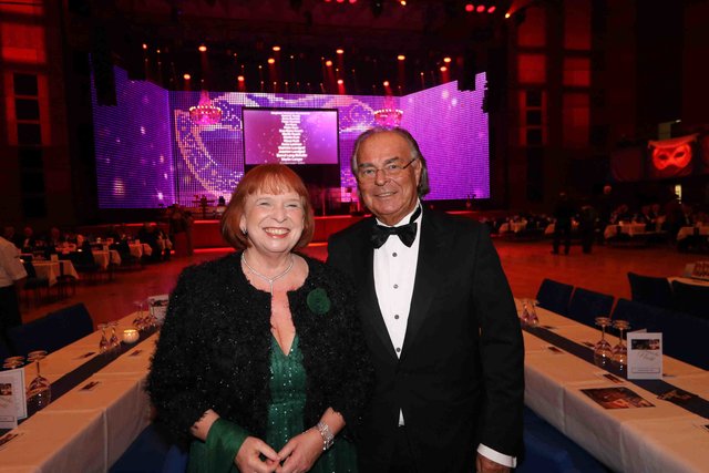 Unternehmerin Ingrid Hofmann mit Ehemann Bernd Heinrich.