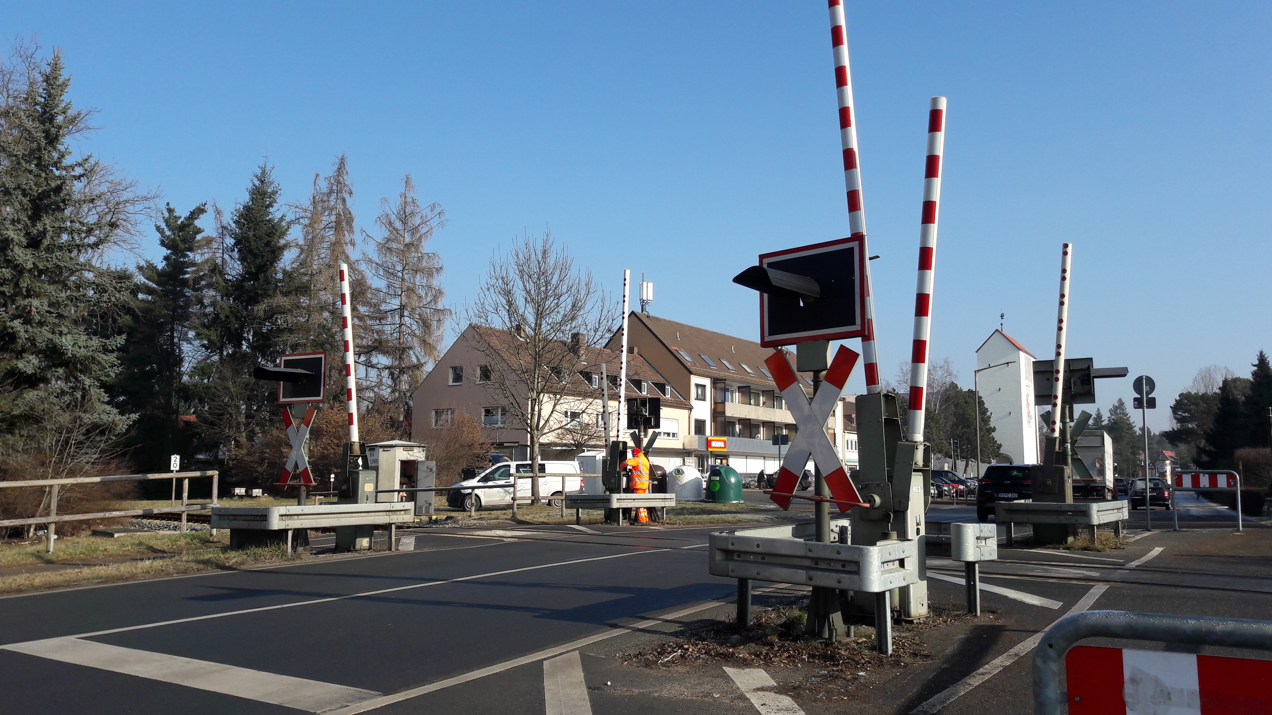 Situation am Bierweg in Ziegelstein.