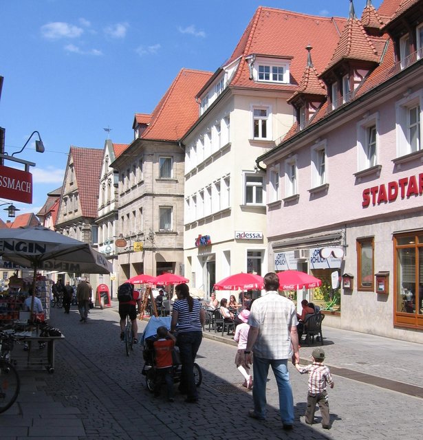 Die Fußgängerzone in Forchheim ist eine beliebte Einkaufsstraße. | Foto: Stadt Forchheim