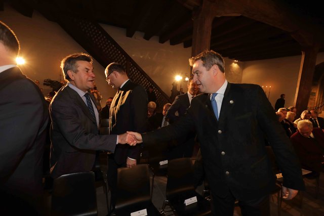 Kaiserbock 2018 im Rittersaal der Nürnberger Kaiserburg. | Foto: Udo Dreier