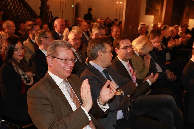 Kaiserbock 2018 im Rittersaal der Nürnberger Kaiserburg. | Foto: Udo Dreier