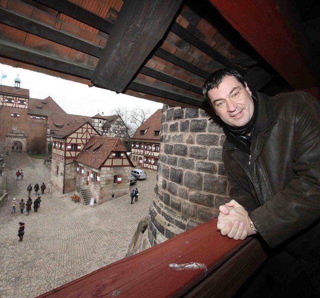 Als Finanzminister ist Söder oberster Bayerischer Burgherr. | Foto: © Udo Dreier