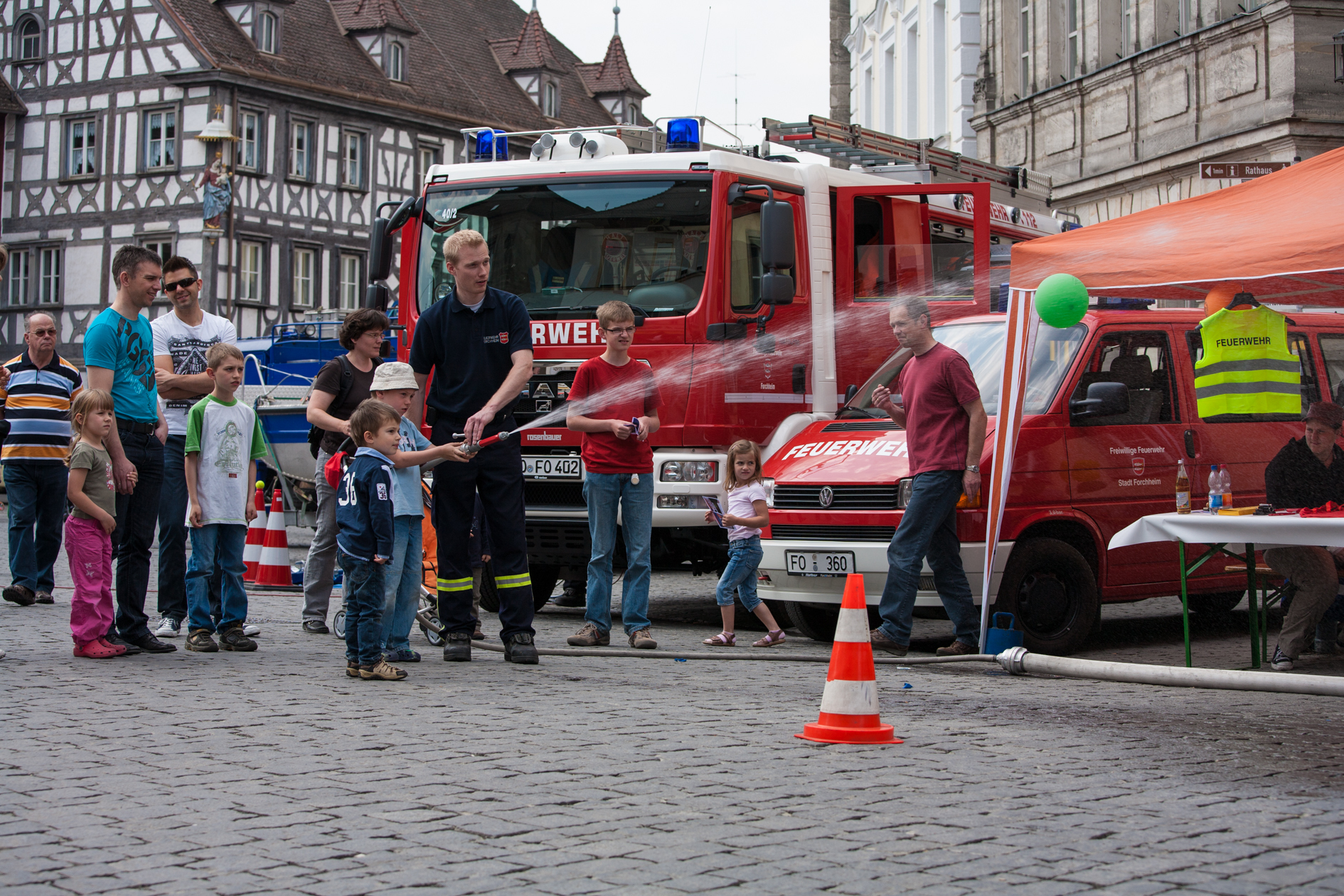 Aktionen wie hier beim Tag der Feuerwehr wird es auch im Jubiläumsjahr geben.