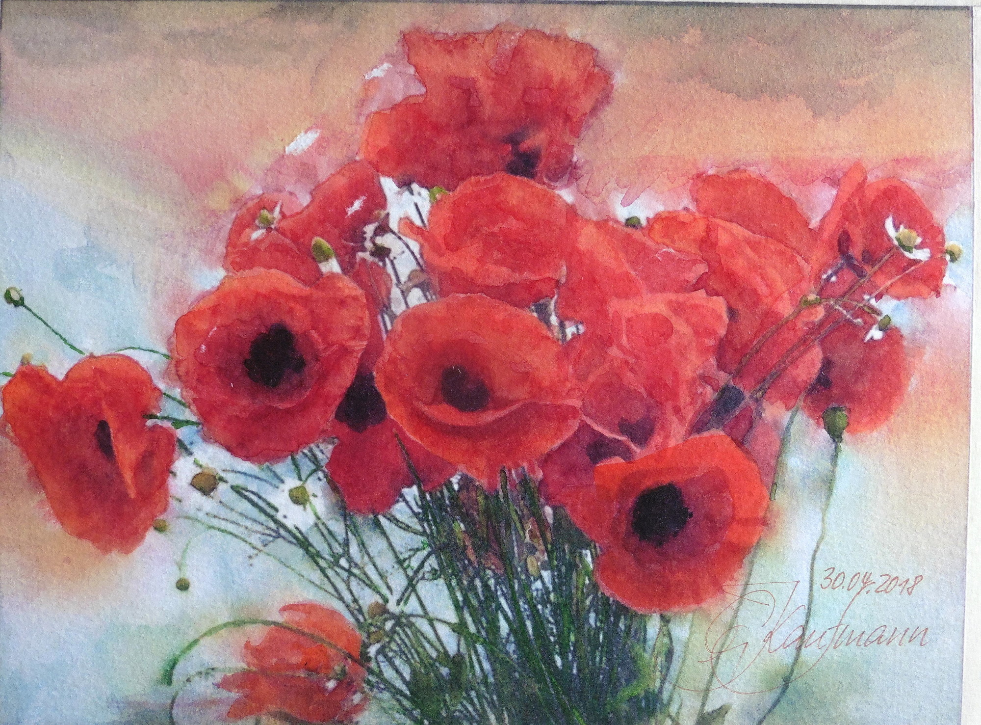 Aquarell, Gunter Kaufmann