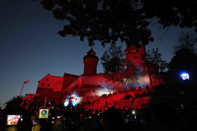 Blaue Nacht 2018 in Nürnberg. | Foto: Udo Dreier