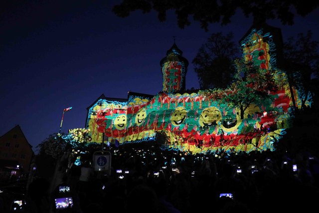Blaue Nacht 2018 in Nürnberg. | Foto: Udo Dreier