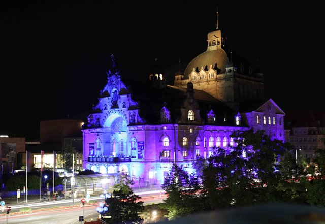 Blaue Nacht 2018 in Nürnberg. | Foto: Udo Dreier