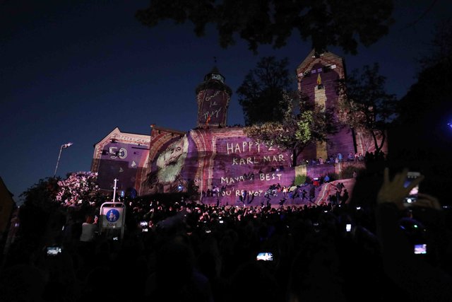 Blaue Nacht 2018 in Nürnberg. | Foto: Udo Dreier