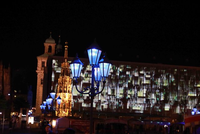 Blaue Nacht in Nürnberg 2018. | Foto: Udo Dreier