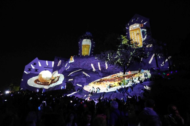 Blaue Nacht 2018 in Nürnberg. | Foto: Udo Dreier