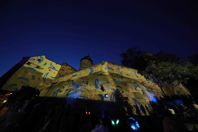 Blaue Nacht in Nürnberg 2018. | Foto: Udo Dreier
