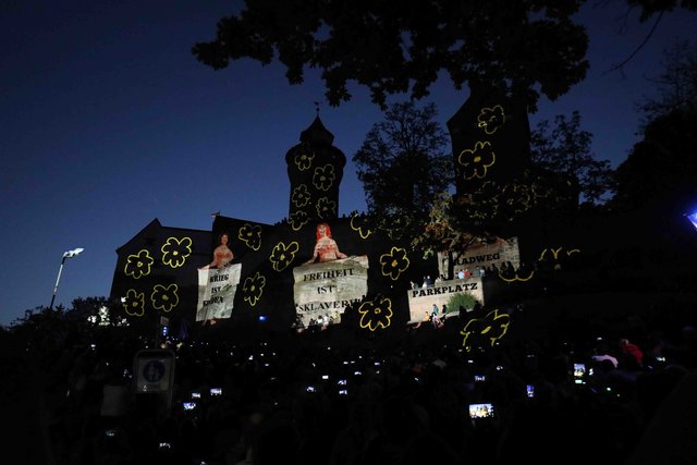 Blaue Nacht 2018 in Nürnberg. | Foto: Udo Dreier