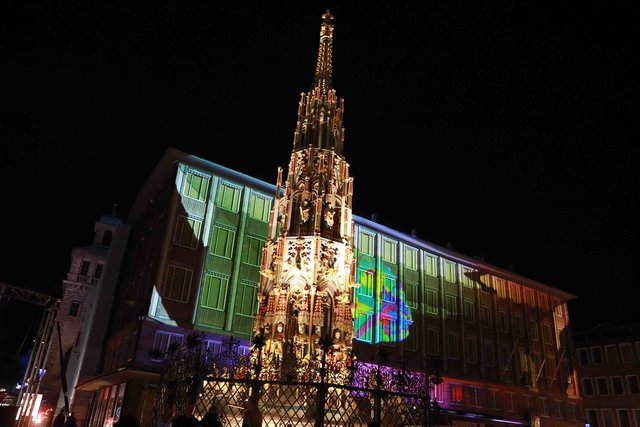 Blaue Nacht in Nürnberg 2018. | Foto: Udo Dreier