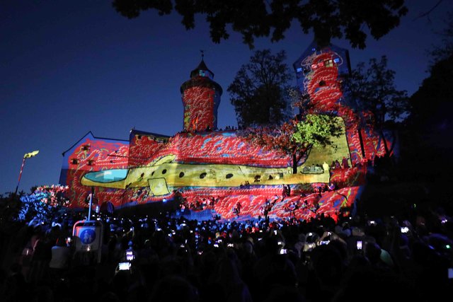 Blaue Nacht 2018 in Nürnberg. | Foto: Udo Dreier