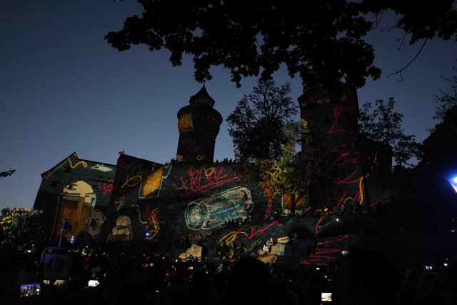Blaue Nacht 2018 in Nürnberg. | Foto: Udo Dreier