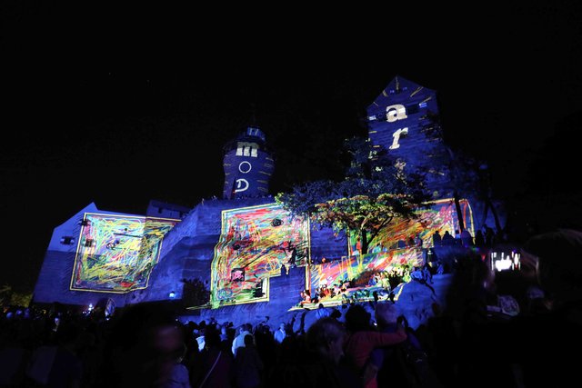 Blaue Nacht 2018 in Nürnberg. | Foto: Udo Dreier